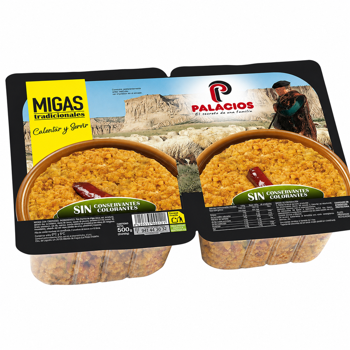 MIGAS FLORISTAN C/CHISTORRA PACK-2U
