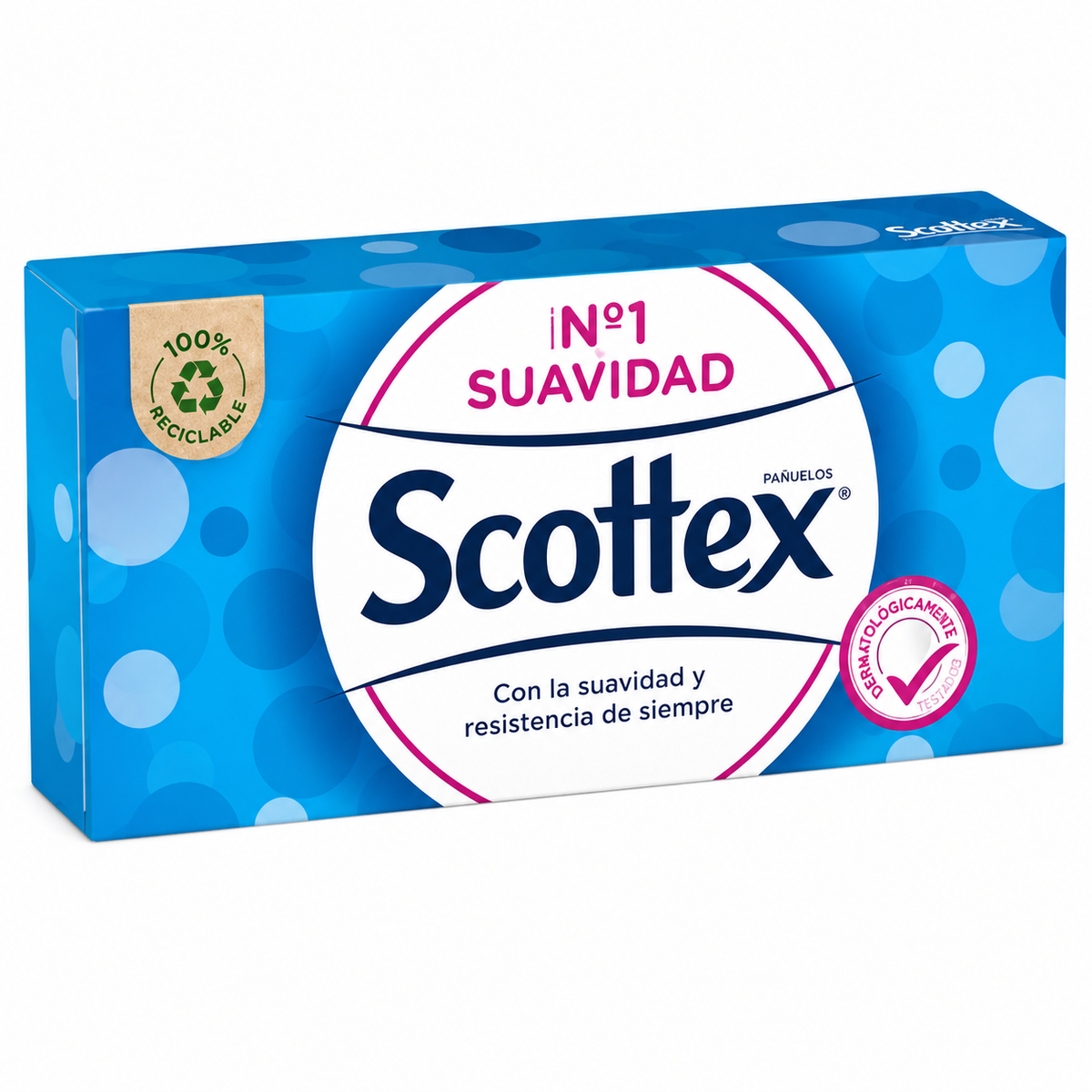 SCOTTEX PAÑUELOS FACIALES 70 UNID. TRES CAPAS