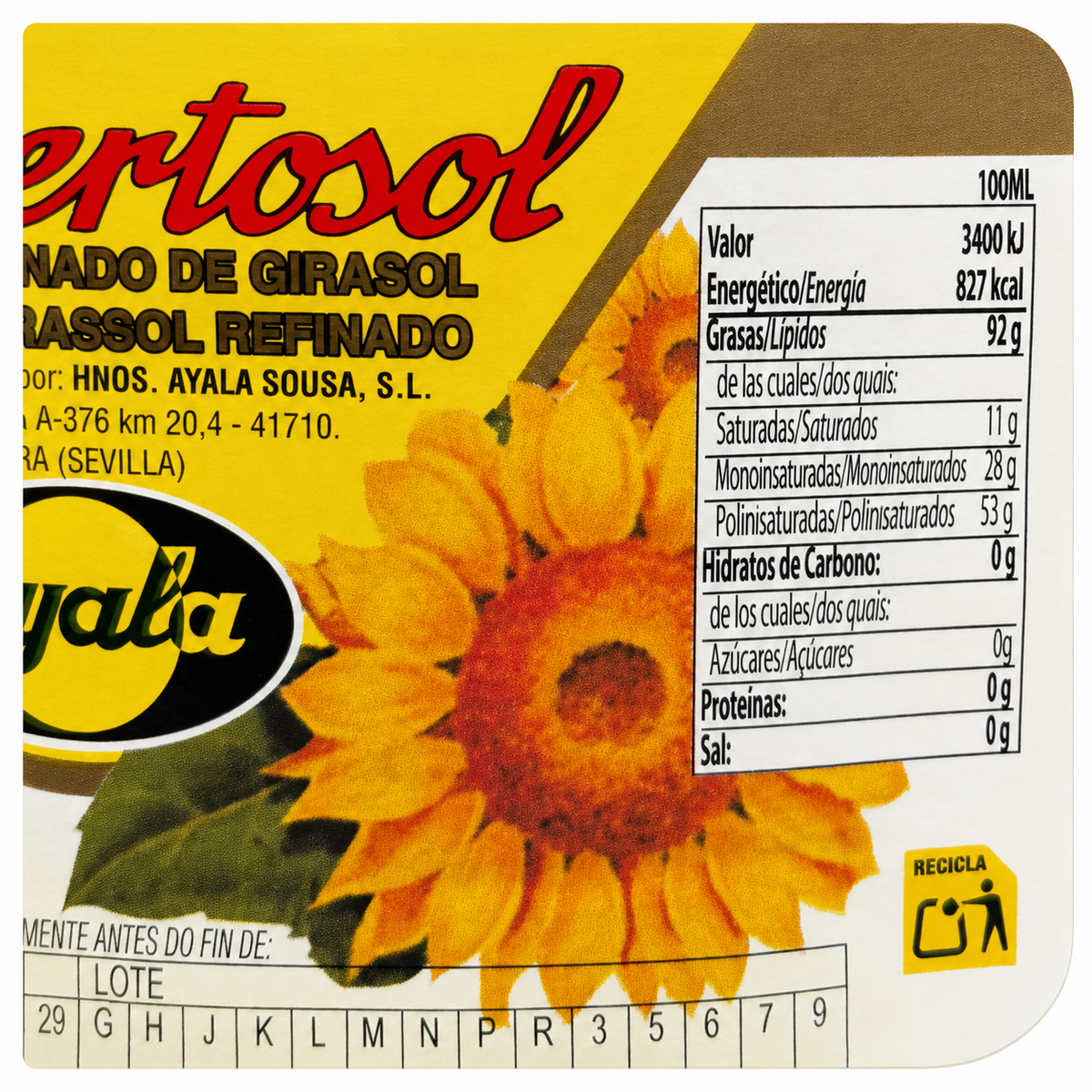 Albertosol Aceite Girasol 5 L