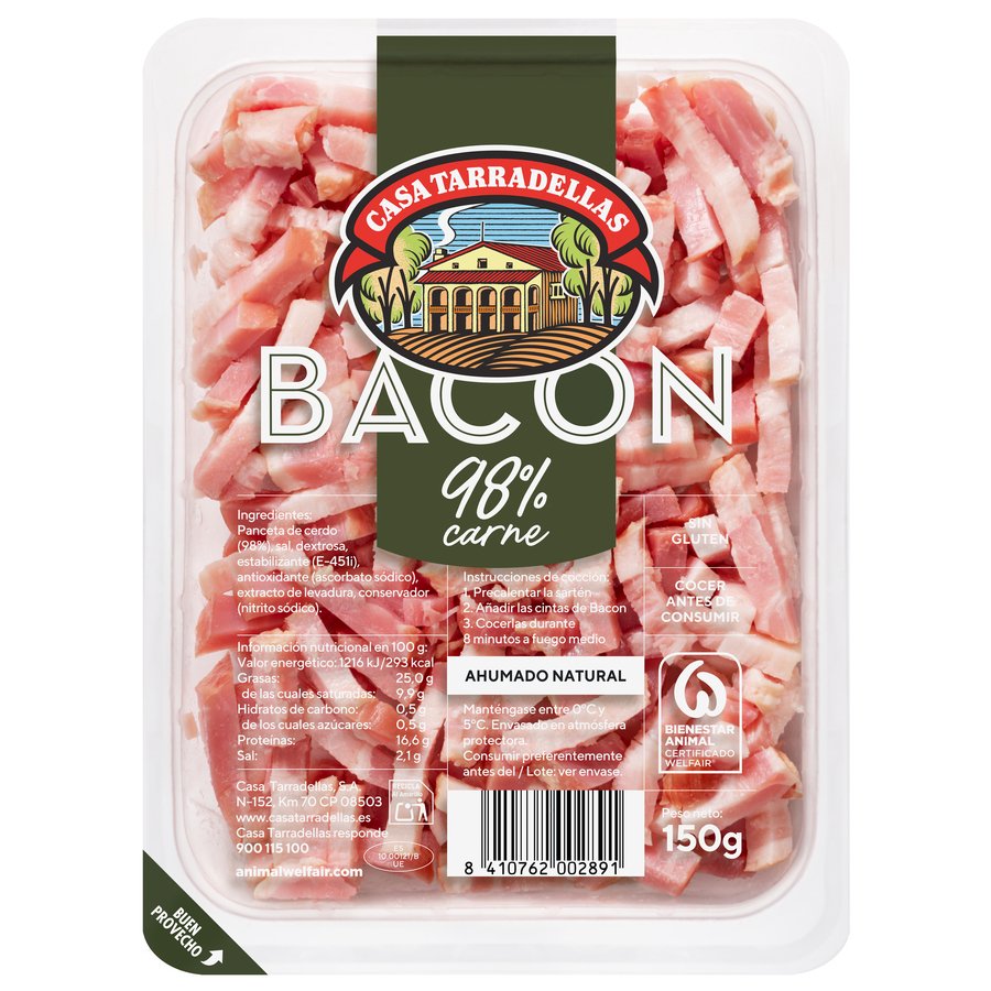 Tarradellas Cintas de Bacon 150 g