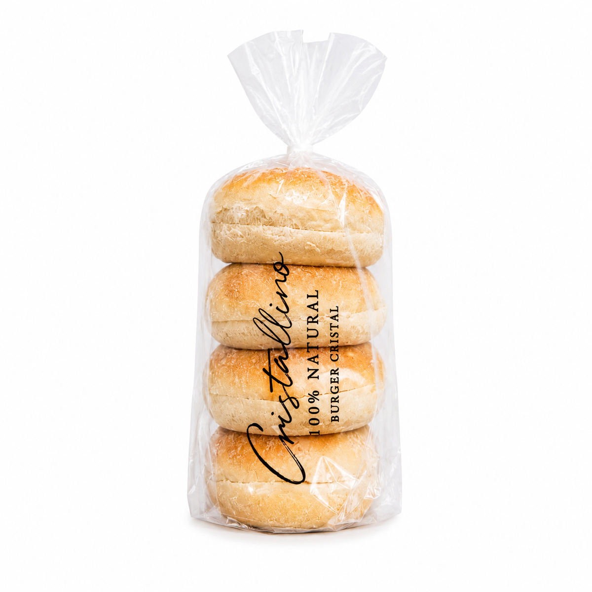 CRISTALLINO BURGER PACK 4 75GR