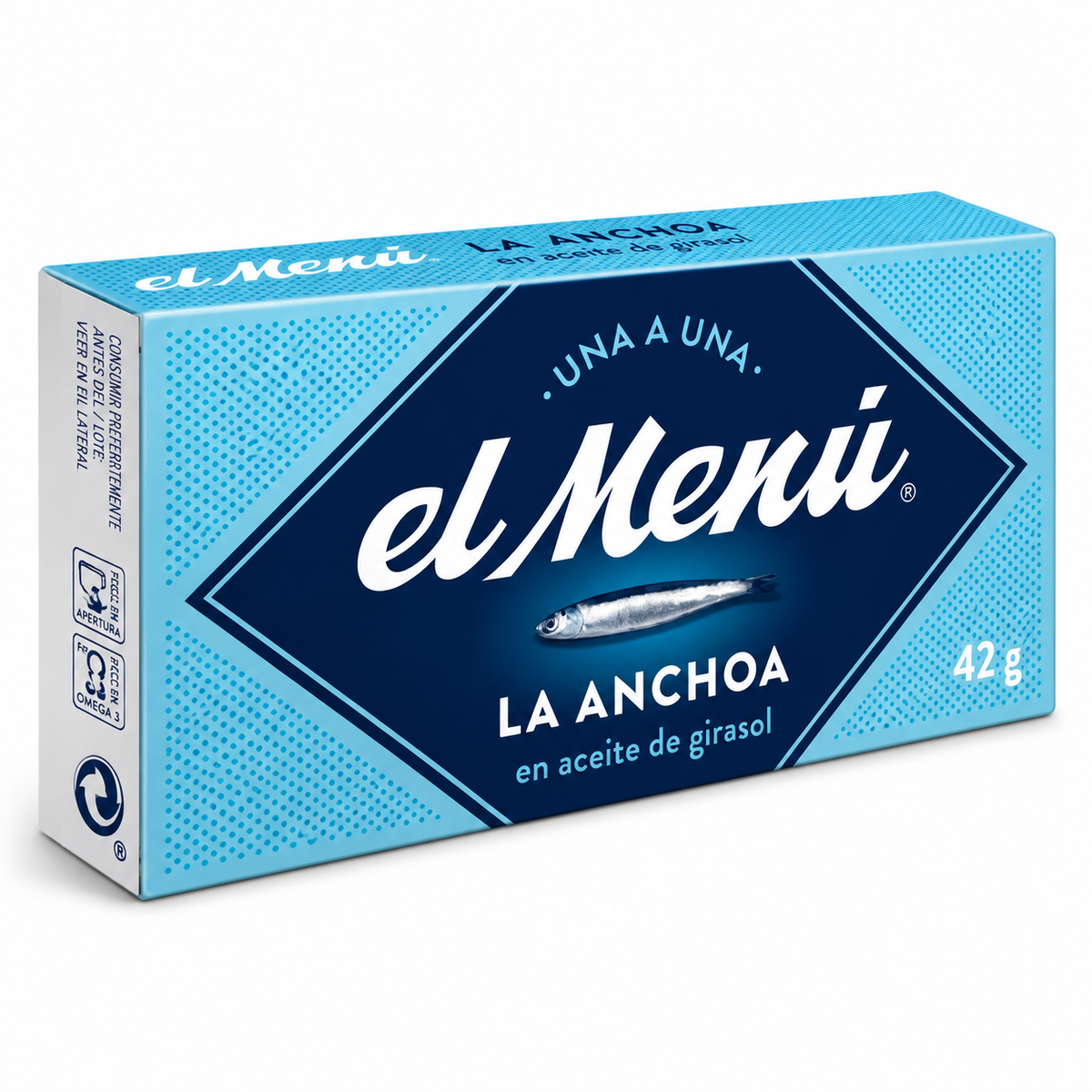 EL MENU ANCHOAS EN ACEITE GIRASOL 42GR