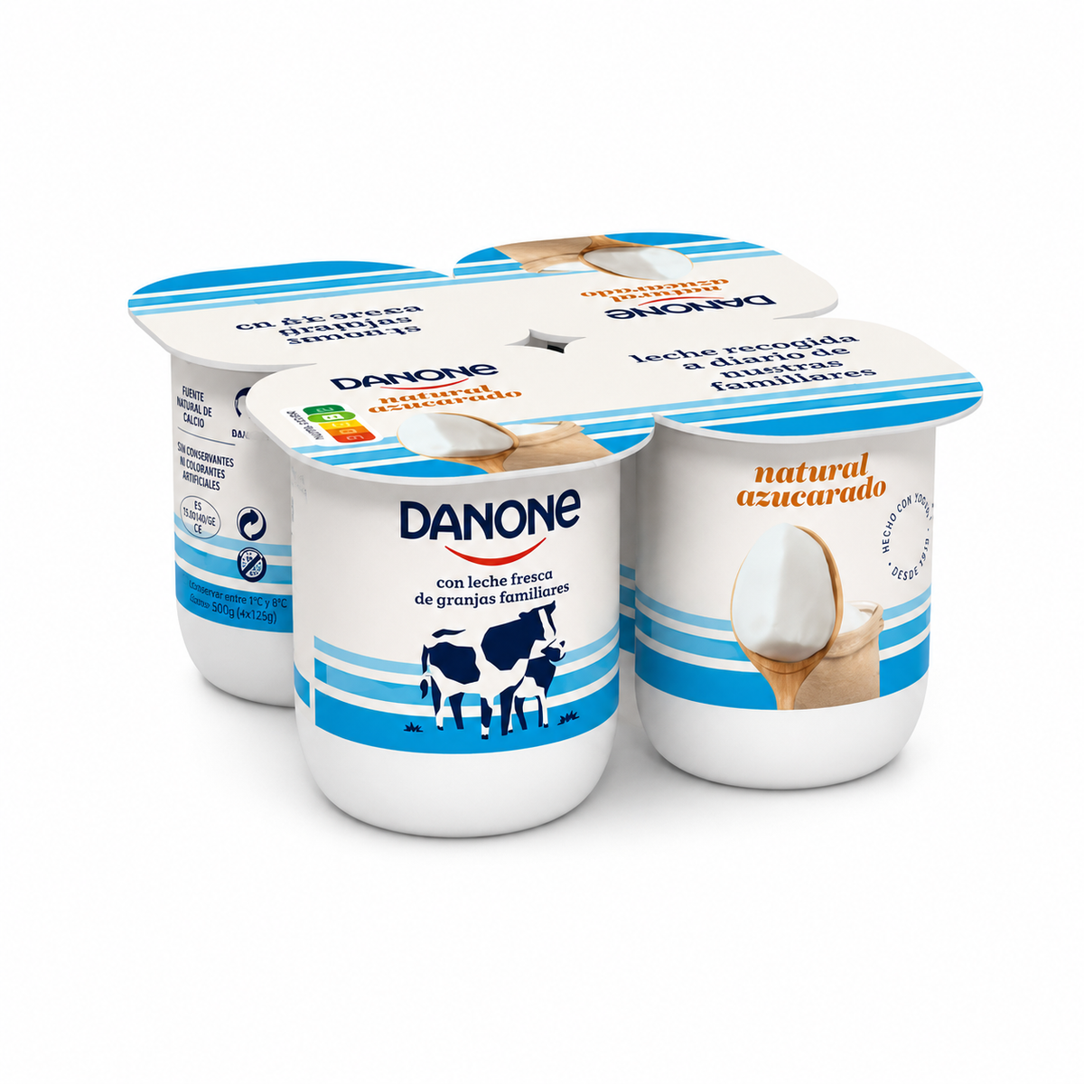 DANONE YOGUR NAT.AZUCARADO P-4