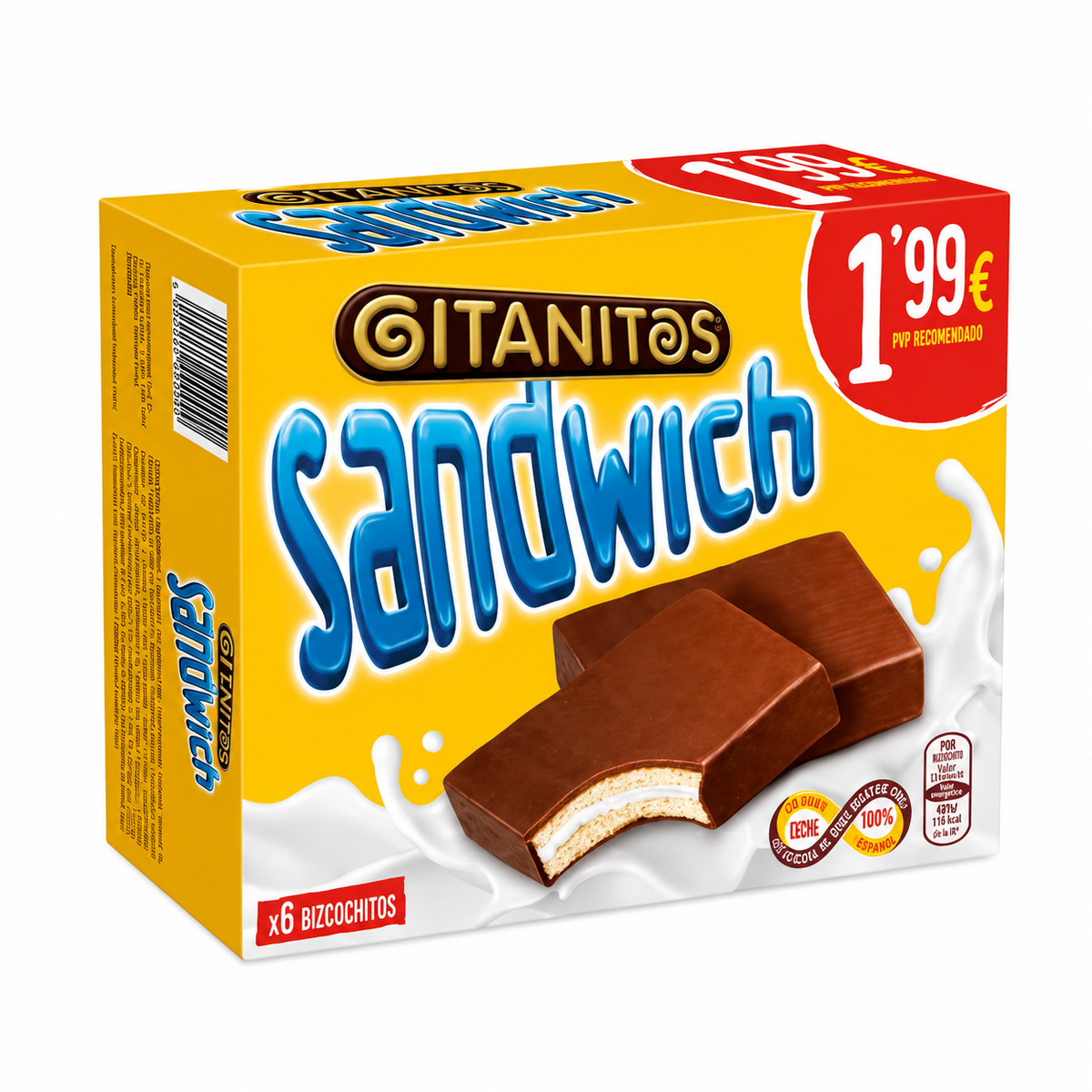 GITANITOS SANDWICH PACK 6 168GR