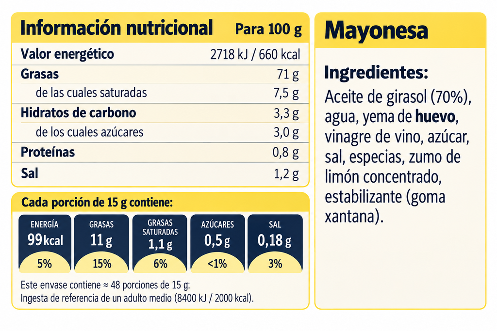 Ybarra Mayonesa Cristal 750 ml