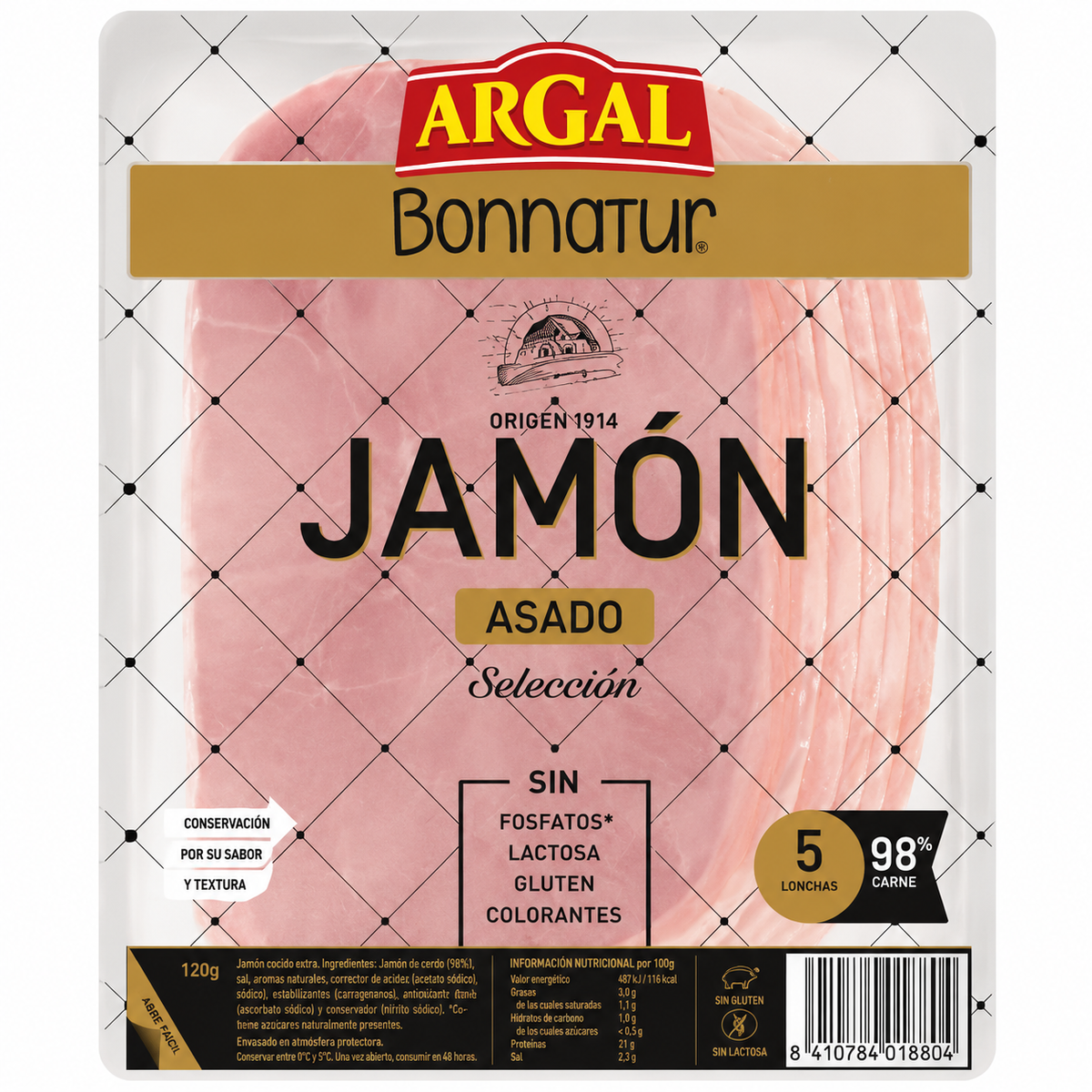 ARGAL BONNATUR JAMON ASADO SELECCION 100GR
