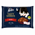 FELIX TASTY SHREDS FESTIN DE SABORES 4X80 GR