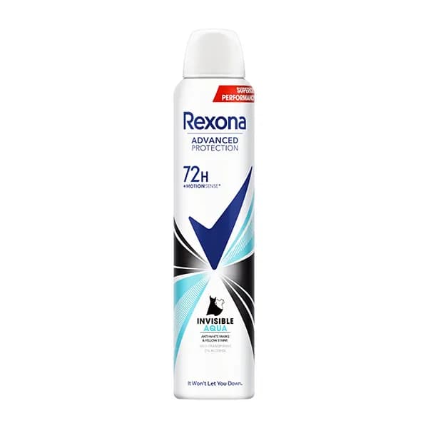 REXONA DESOSODRANTE SPRAY CLEAR AQUA 200 ML.