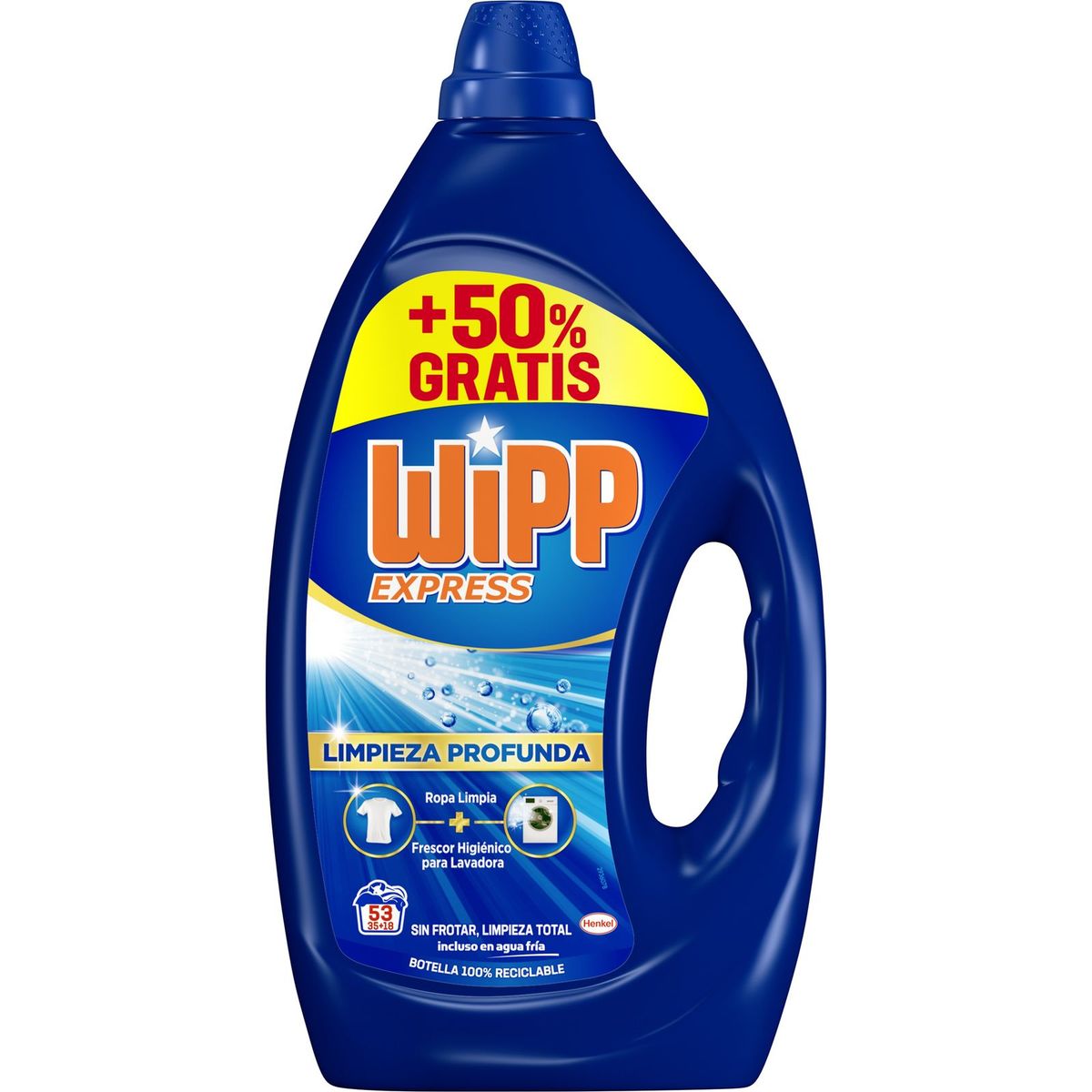 WIPP DETERGENTE LIMPIEZA PROFUNDA 53 LAVADOS
