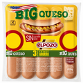 ELPOZO SALCHICHAS BIG QUESO PACK-3 600GR