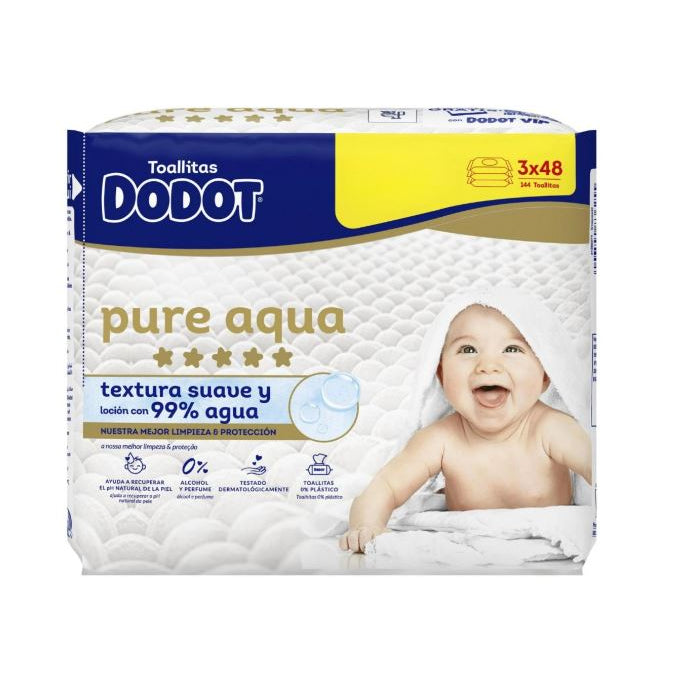 DODOT TOALLITAS AQUA PURE PACK 4X60UDS