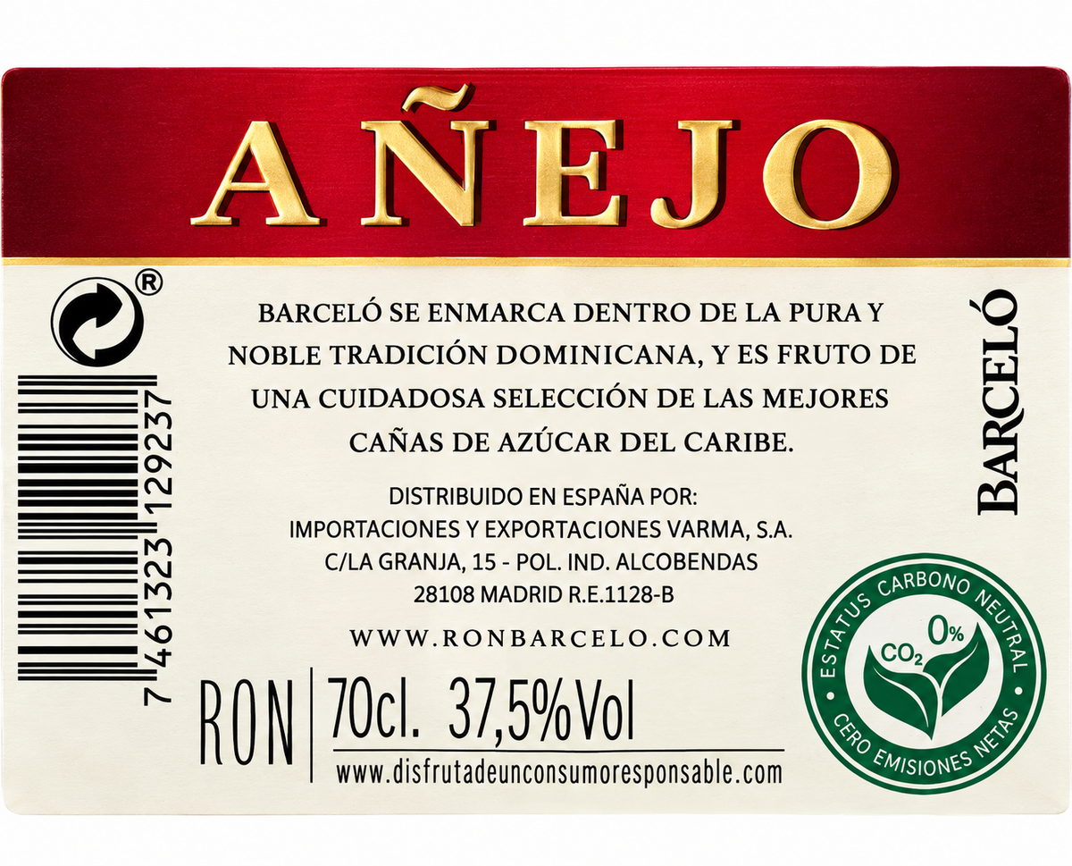 BARCELO RON AÑEJO 70 CL