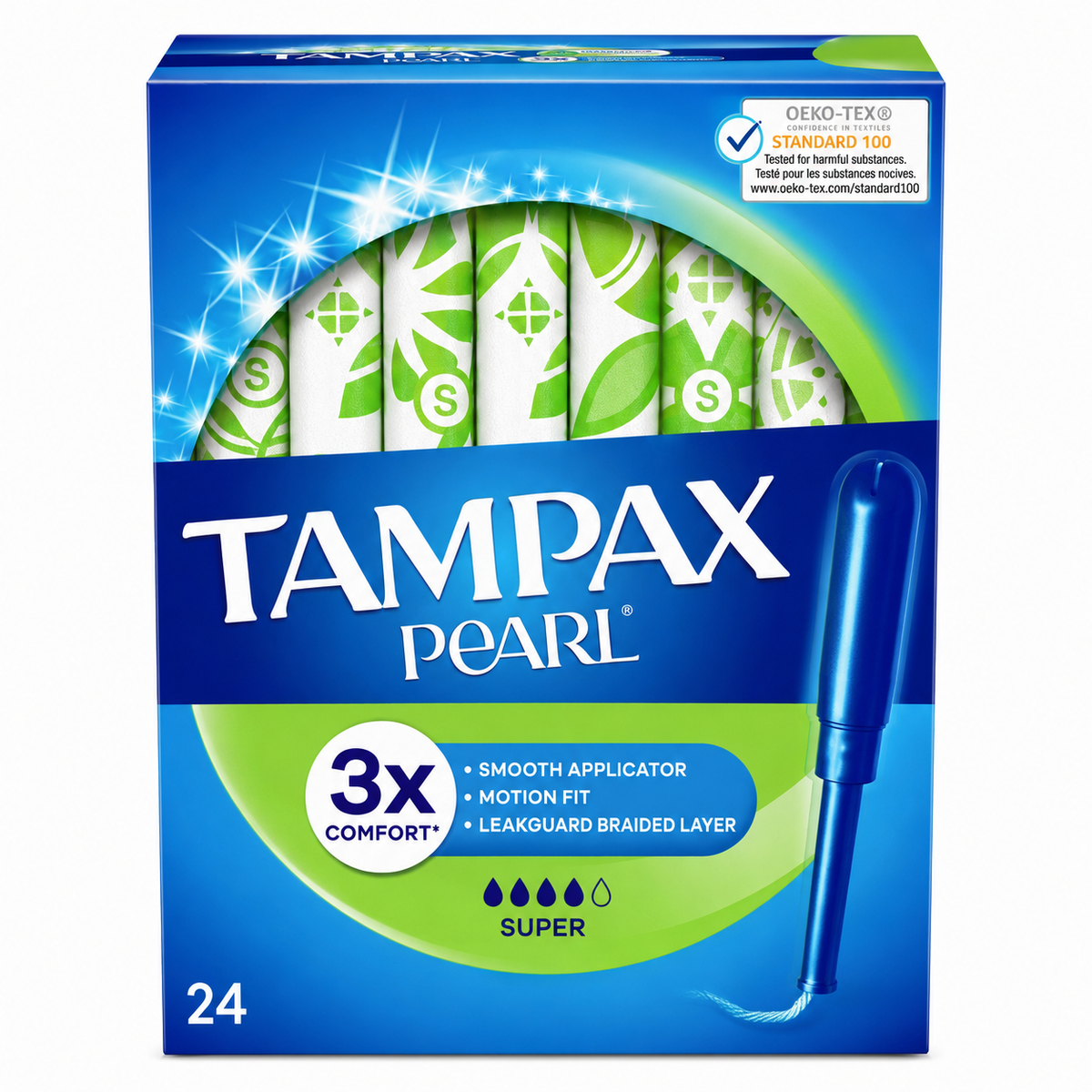 TAMPAX PEARLS SUPER 24 UD