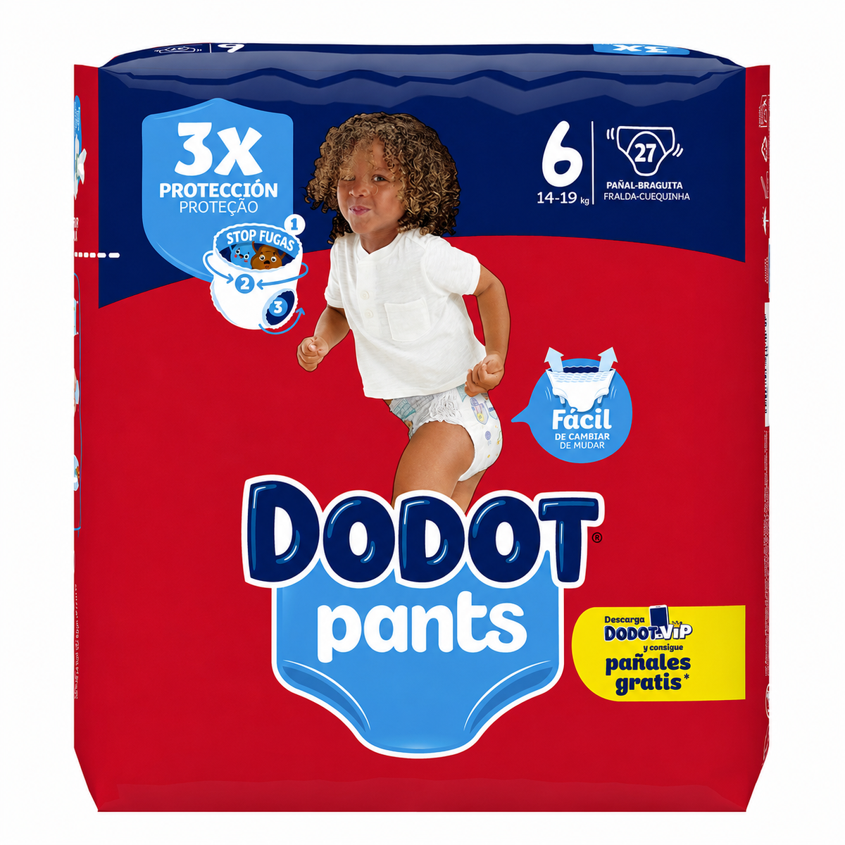 DODOT PANTS TALLA 6 14-19KG 27 UD