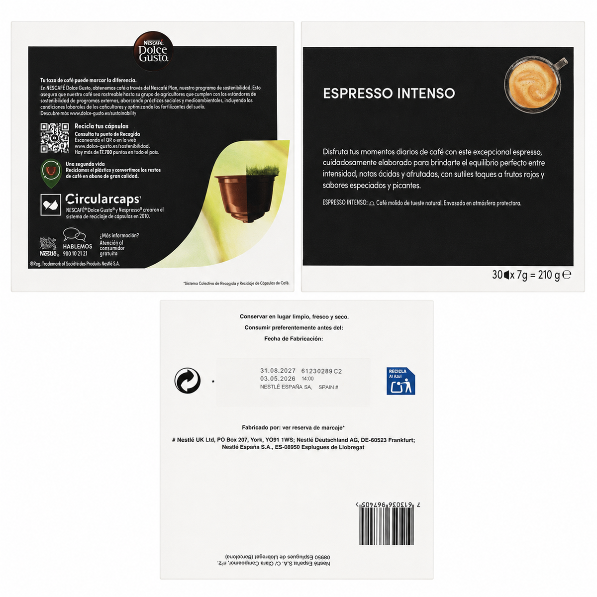 NESCAFE DOLCE GUSTO ESPRESSO INTENSO 30CAPS