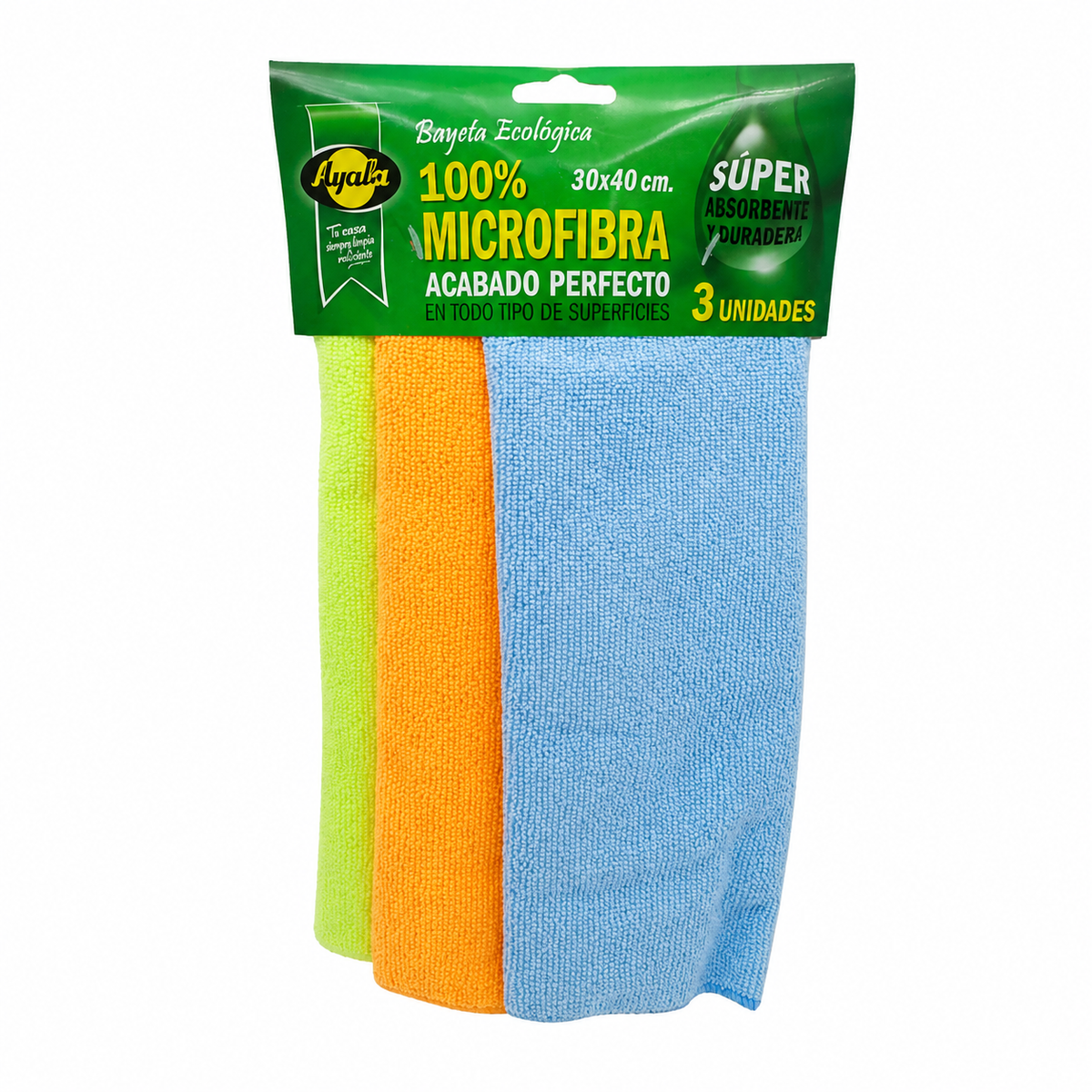 AYALA BAYETA MICROFIBRA PACK 3 UNIDADES