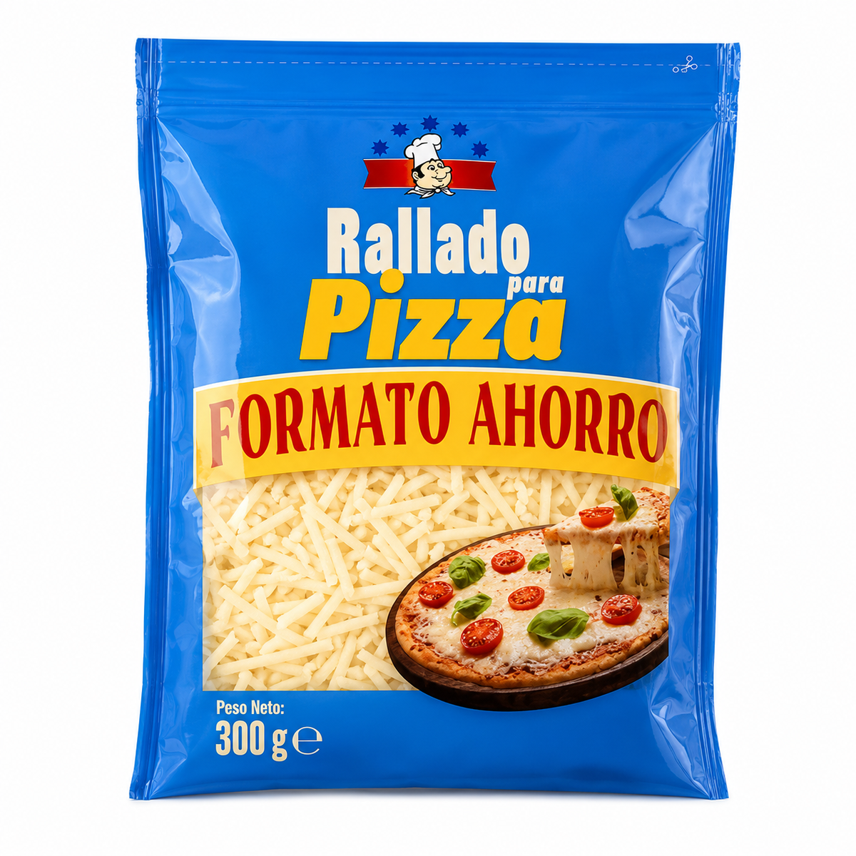 CHEF BRUNO QUESO RALLADO PIZZA 300GR