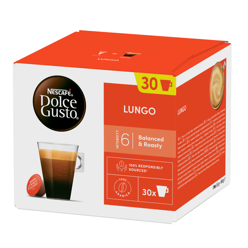 NESCAFE DOLCE GUSTO LUNGO PACK 30 CAPS