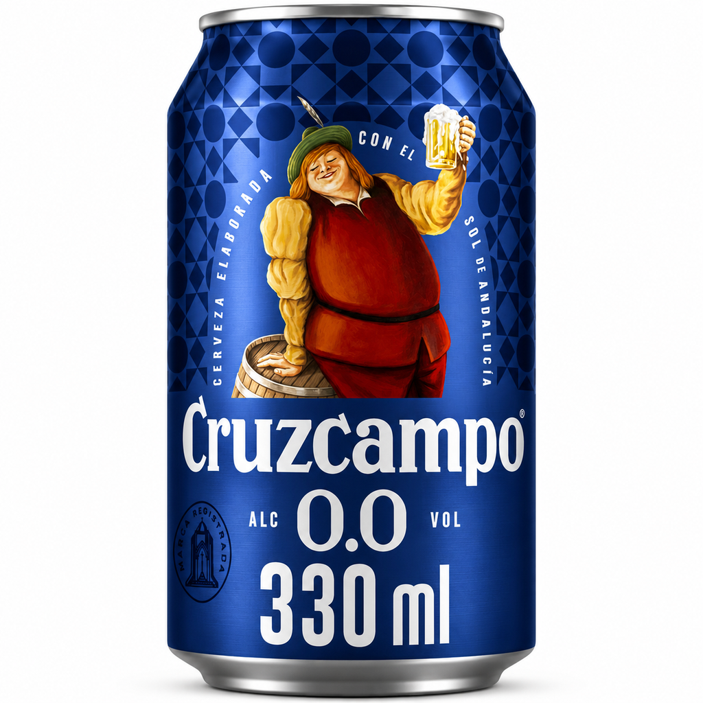 Cruzcampo Cerveza S/alcohol 0,0 Lata 33 cl