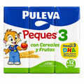PULEVA PEQUES 3 CEREALES Y FRUTA PACK 3 X 200ML