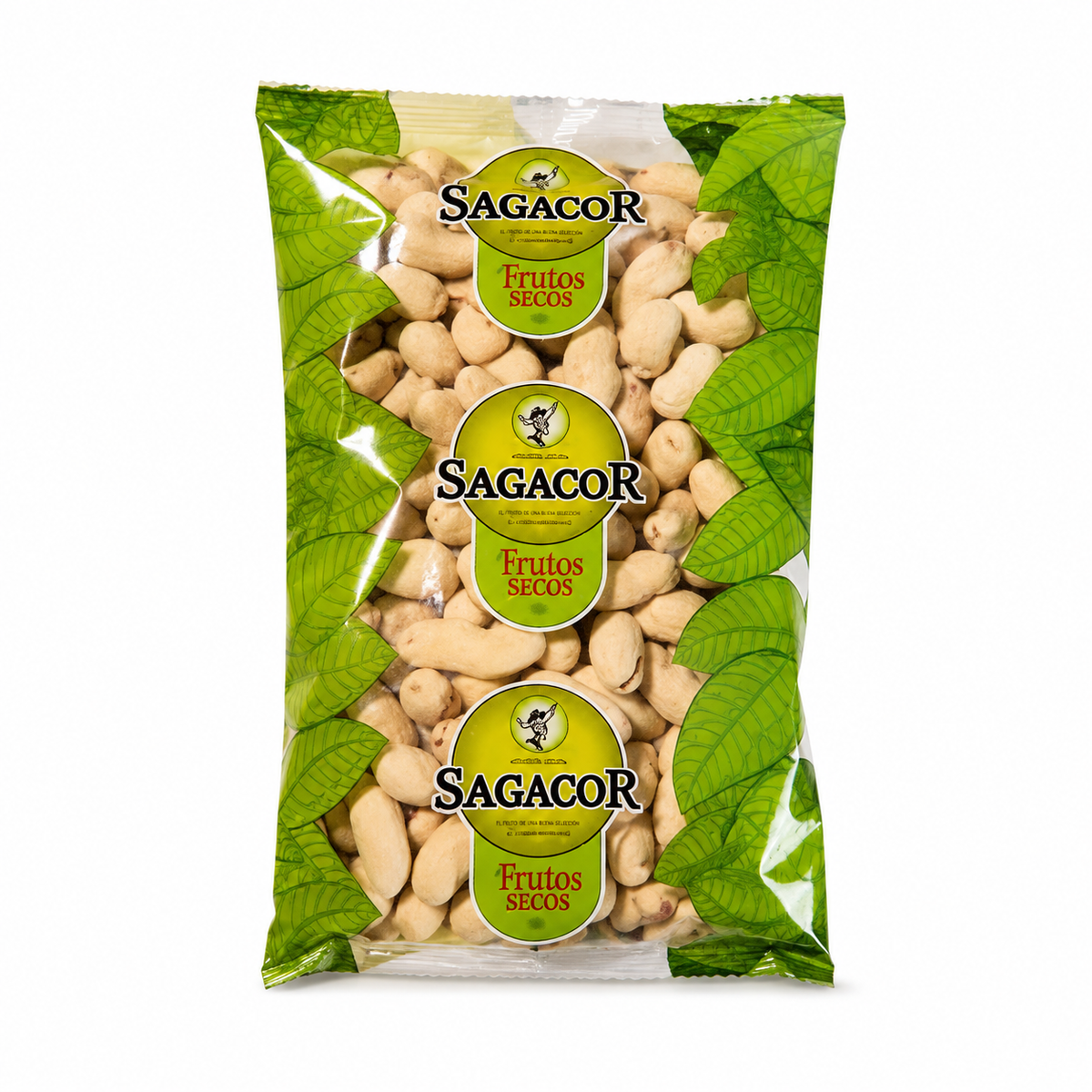SAGACOR CACAHUETE CASCARA SAL 500GR