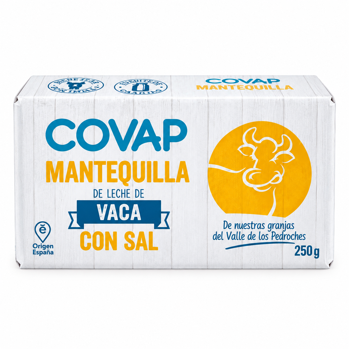 Covap Mantequilla Leche Vaca con Sal Pastilla 250 g