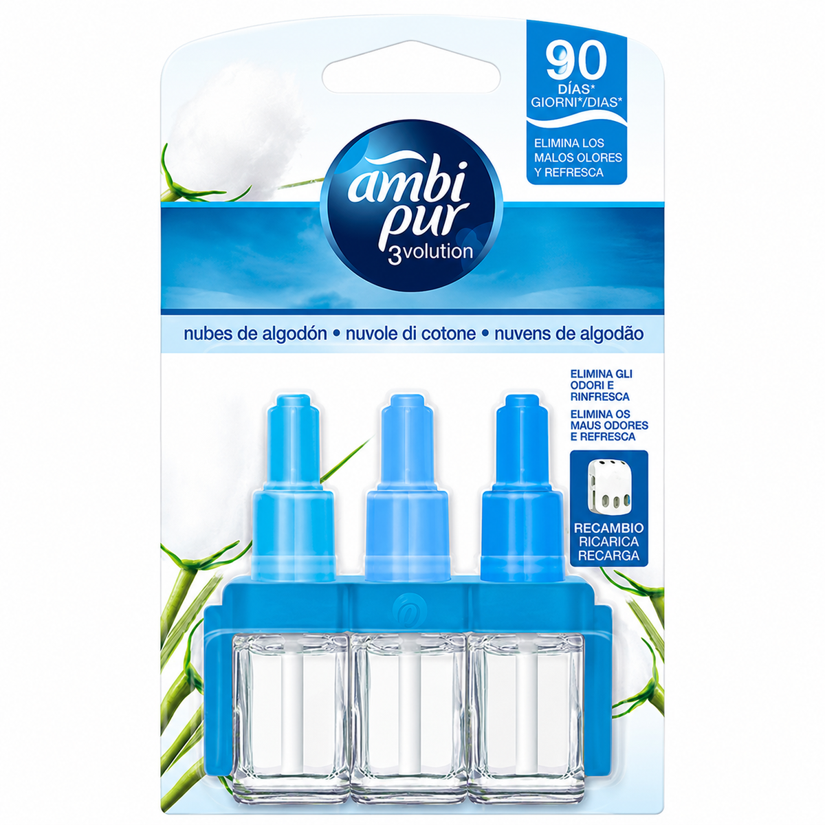 AMBIPUR 3EVOLUTION NUBES ALGODON 21ML