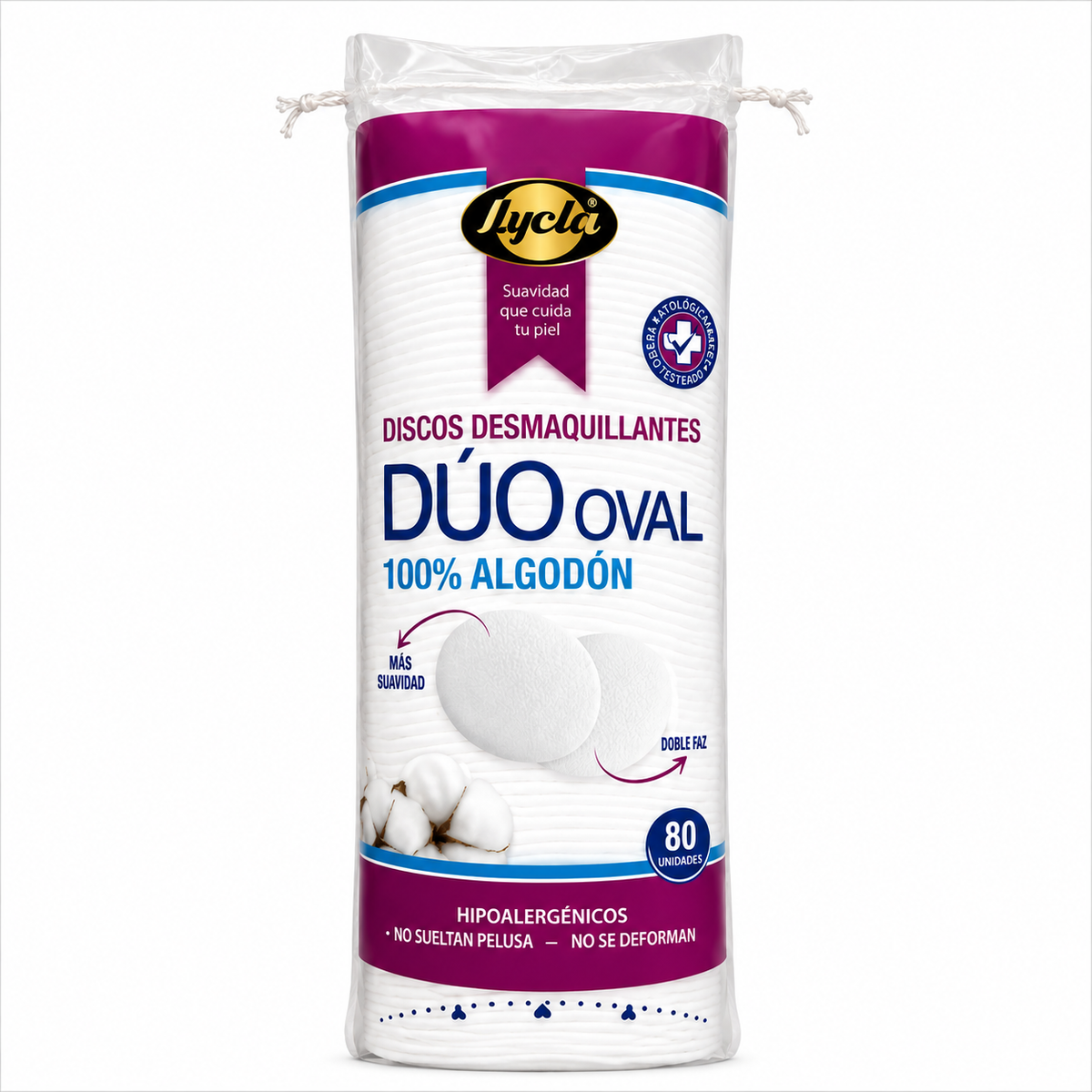 AYALA DISCOS DESMAQUILLANTES DUO OVAL 80 UDS