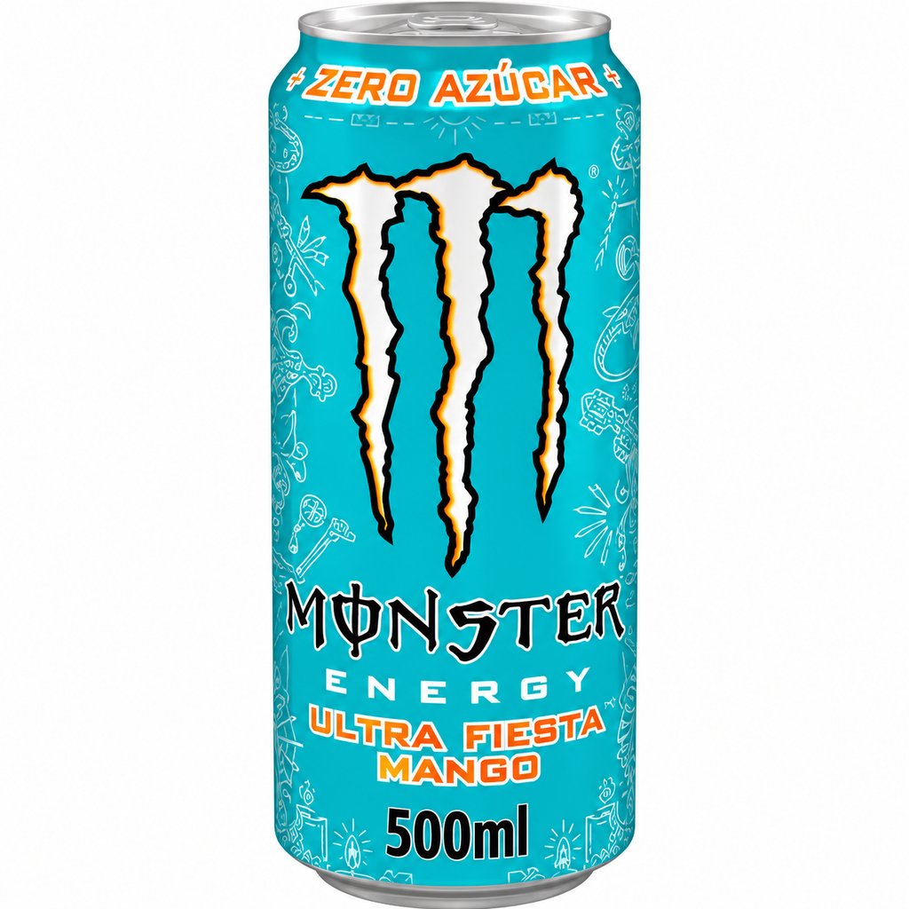 MONSTER ENERGY ULTRA FIESTA MANGO ZERO AZUCAR 500ML