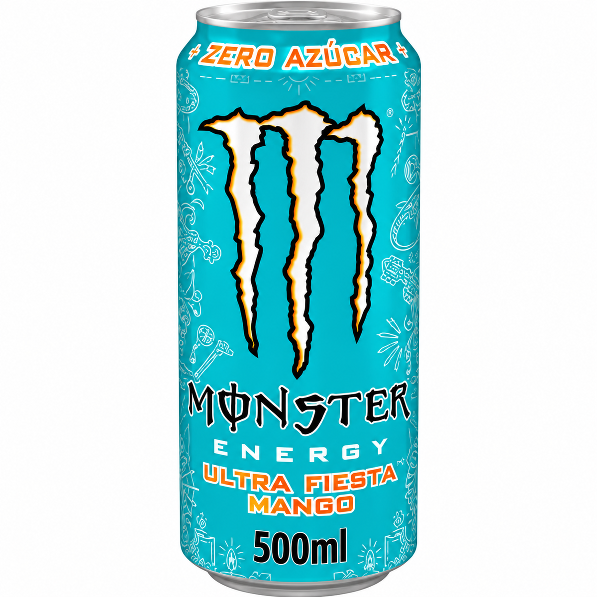 MONSTER ENERGY ULTRA FIESTA MANGO ZERO AZUCAR 500ML