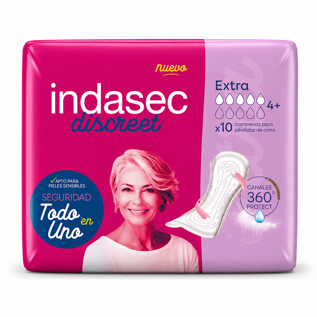 INDASEC COMRPESAS EXTRA 10 UND.