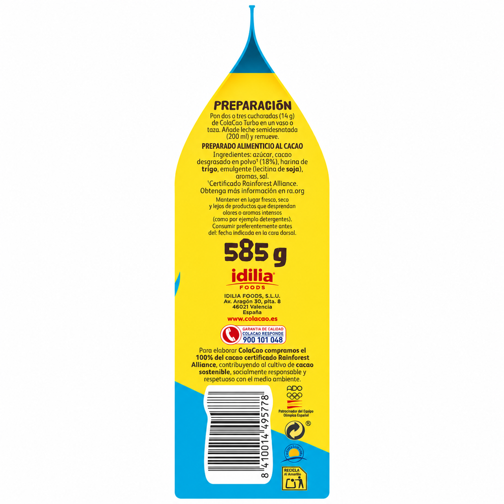 COLACAO TURBO 585GR