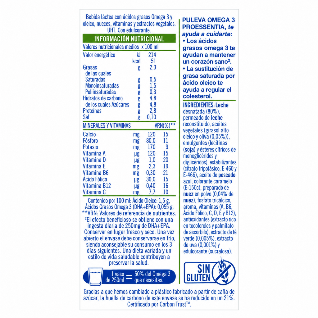 Puleva Leche Omega-3 1 L