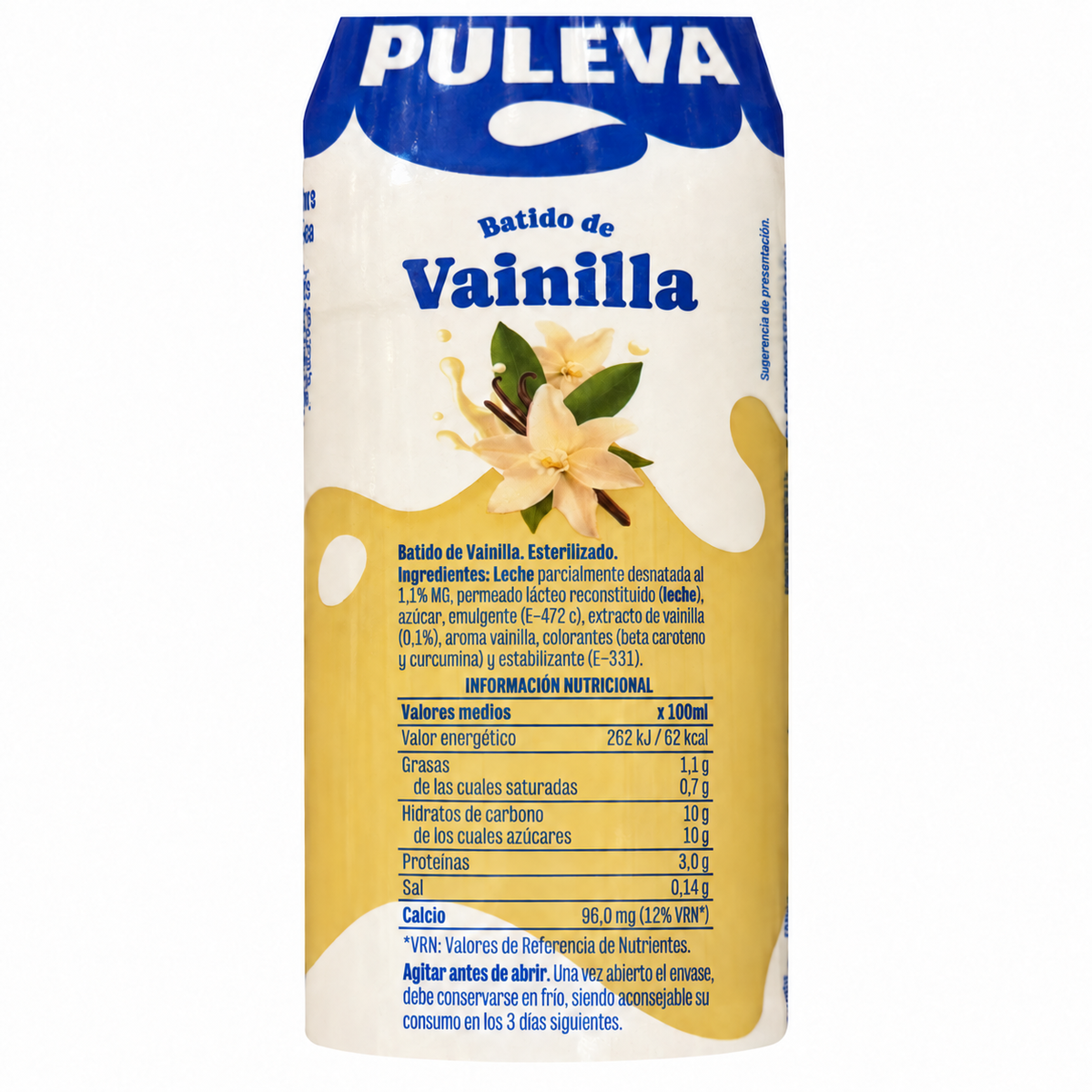 BATIDO VAINILLA PULEVA CRISTAL 200ML