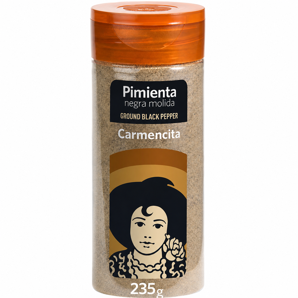 PIMIENTA NEGRA MOLIDA BOTE 235G.