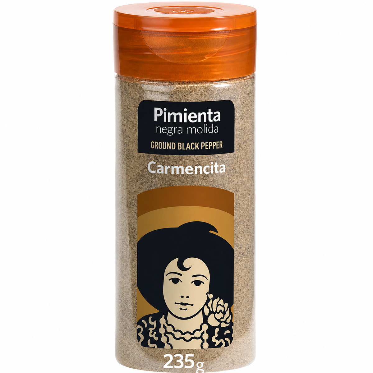 PIMIENTA NEGRA MOLIDA BOTE 235G.