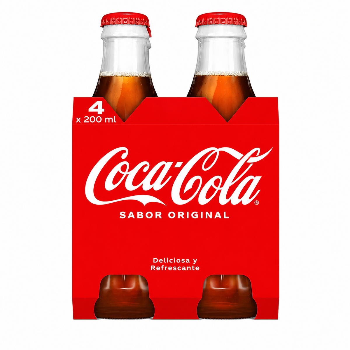 COCA COLA CRISTAL PACK 4X200 ML