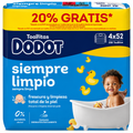 DODOT TOALLITAS PACK 4 X 52 UDS