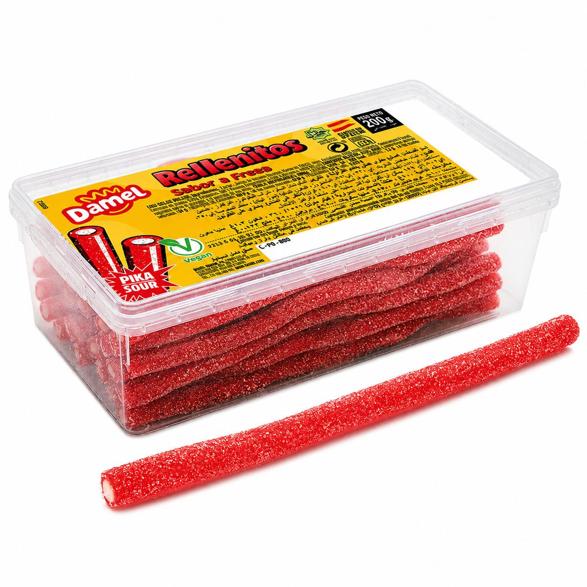 DAMEL RELLENITOS FRESA CON AZÚCAR 290GR