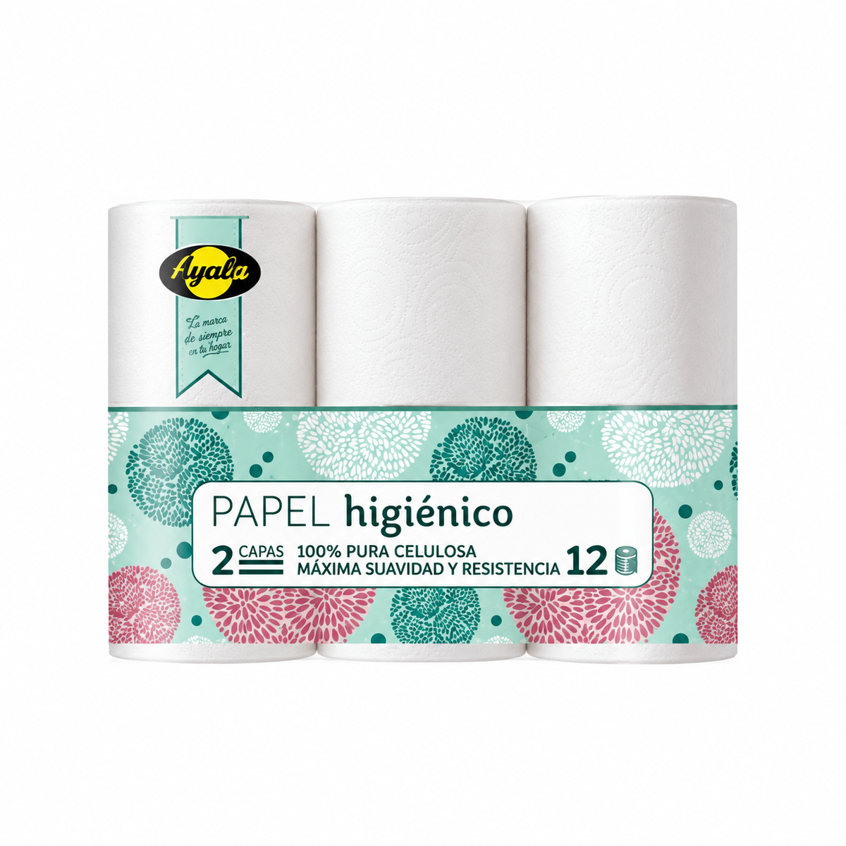 Ayala Papel Higienico Kilometrico Pack 12 Rollos