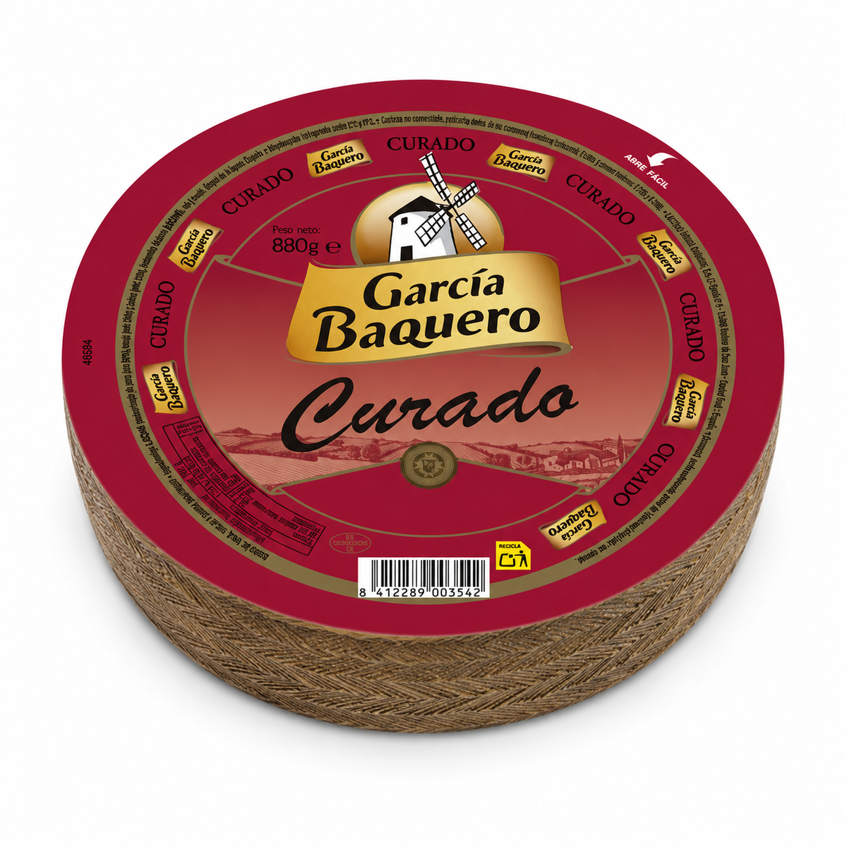 GARCIA BAQUERO MAESTRIA Q.CURADO MINI PIEZA 880GR