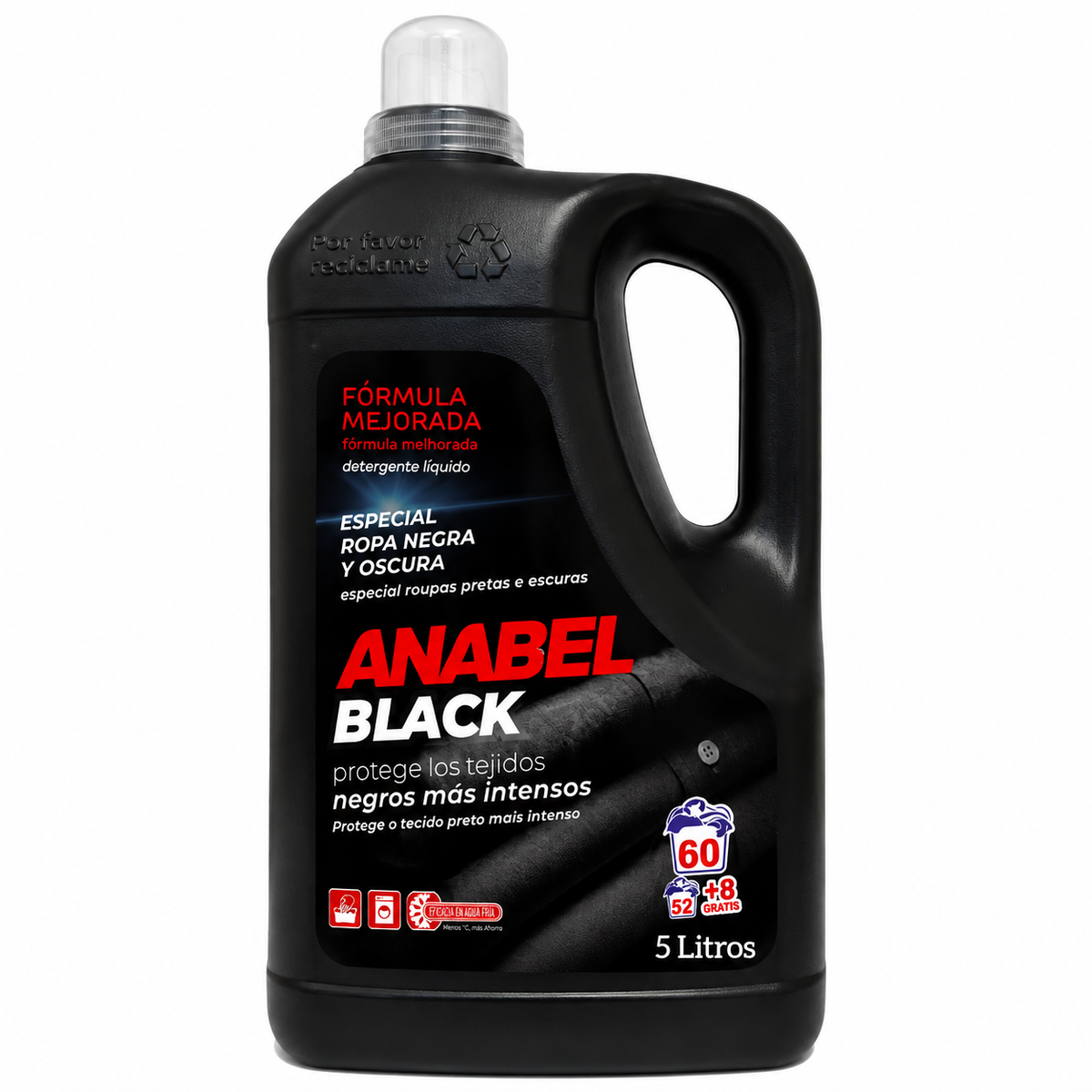 ANABEL BLACK DETERGENTE LIQUIDO ROPA NEGRA 5L