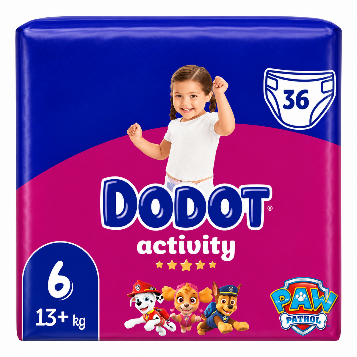 DODOT ACTIVITY EXTRA TALLA 6 96 UNIDADES
