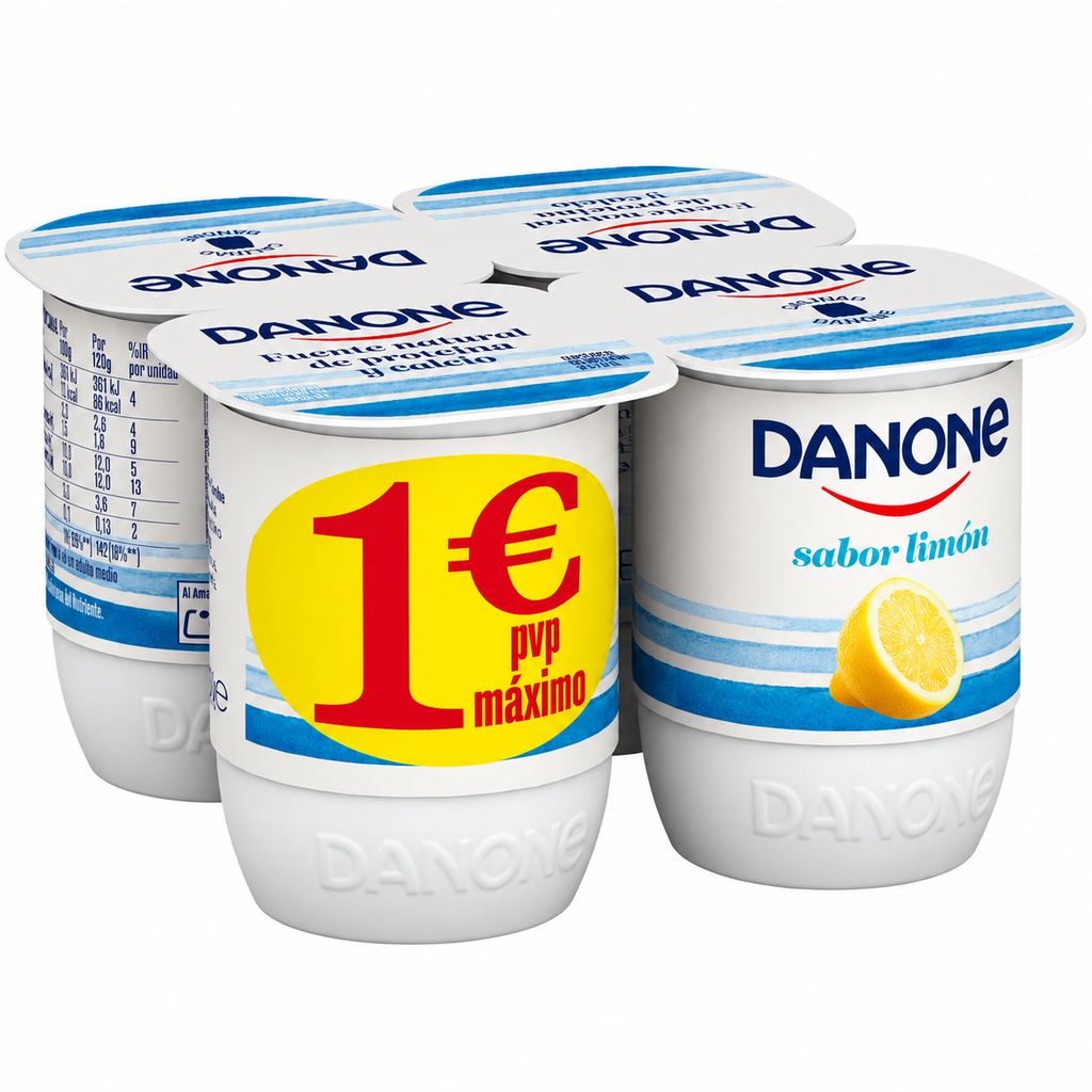 DANONE YOGUR LIMON PACK-4