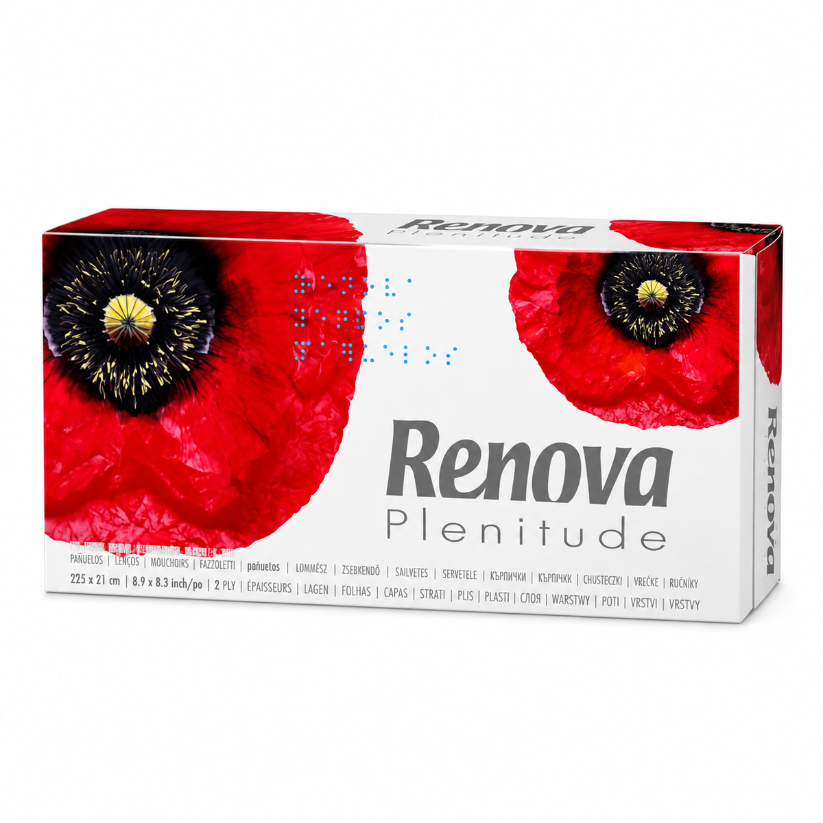 RENOVA PLENITUDE PAÑUELOS FACIALES MAXI 80UD