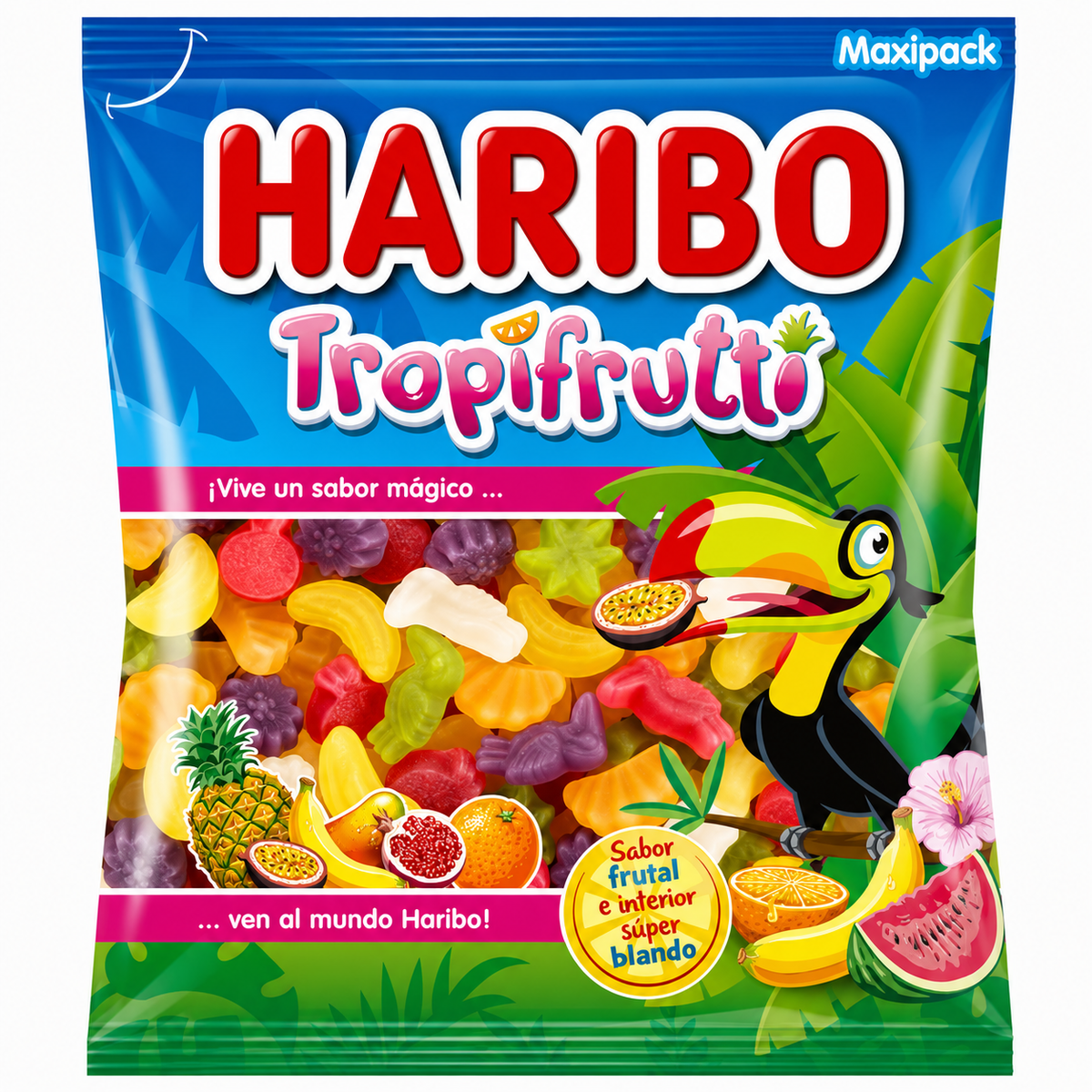 HARIBO FRUTAS TROPICALES TROPIFRUTTI BOLSA 1KG.