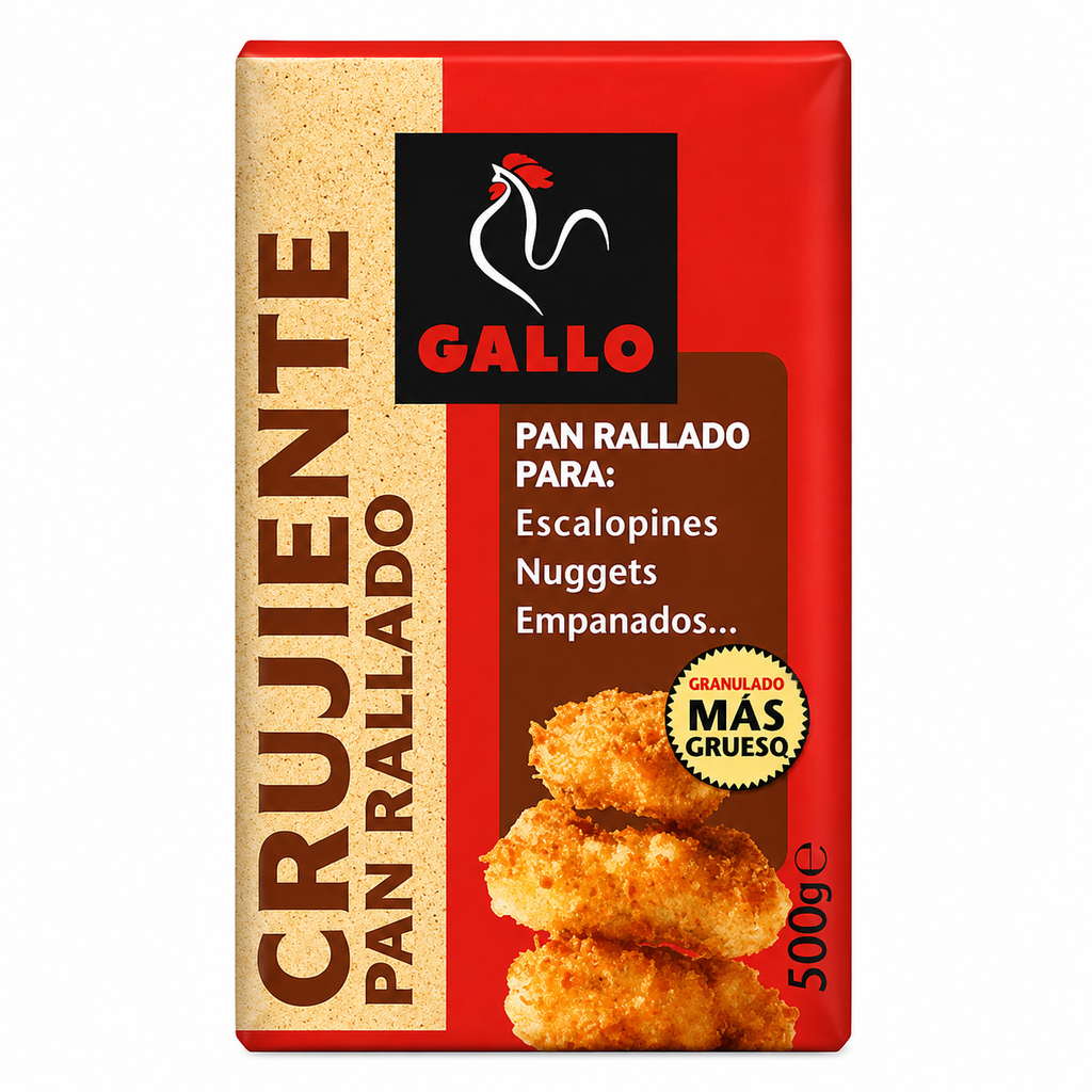 GALLO PAN RALLADO PAQUETE 500 GRS.