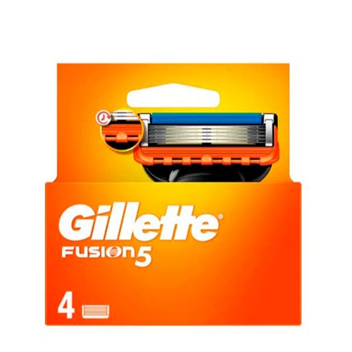 GILLETTE FUSION 5 RECAMBIO 4 UND.