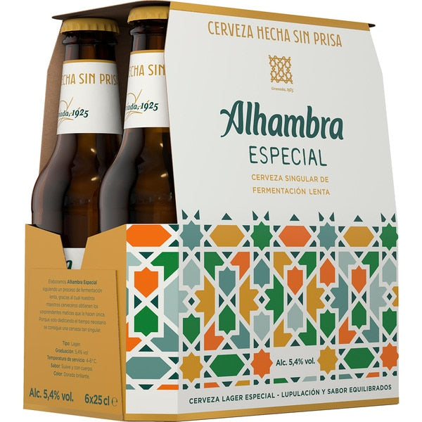 CERVEZA ALHAMBRA ESPECIAL PACK 6X25CL