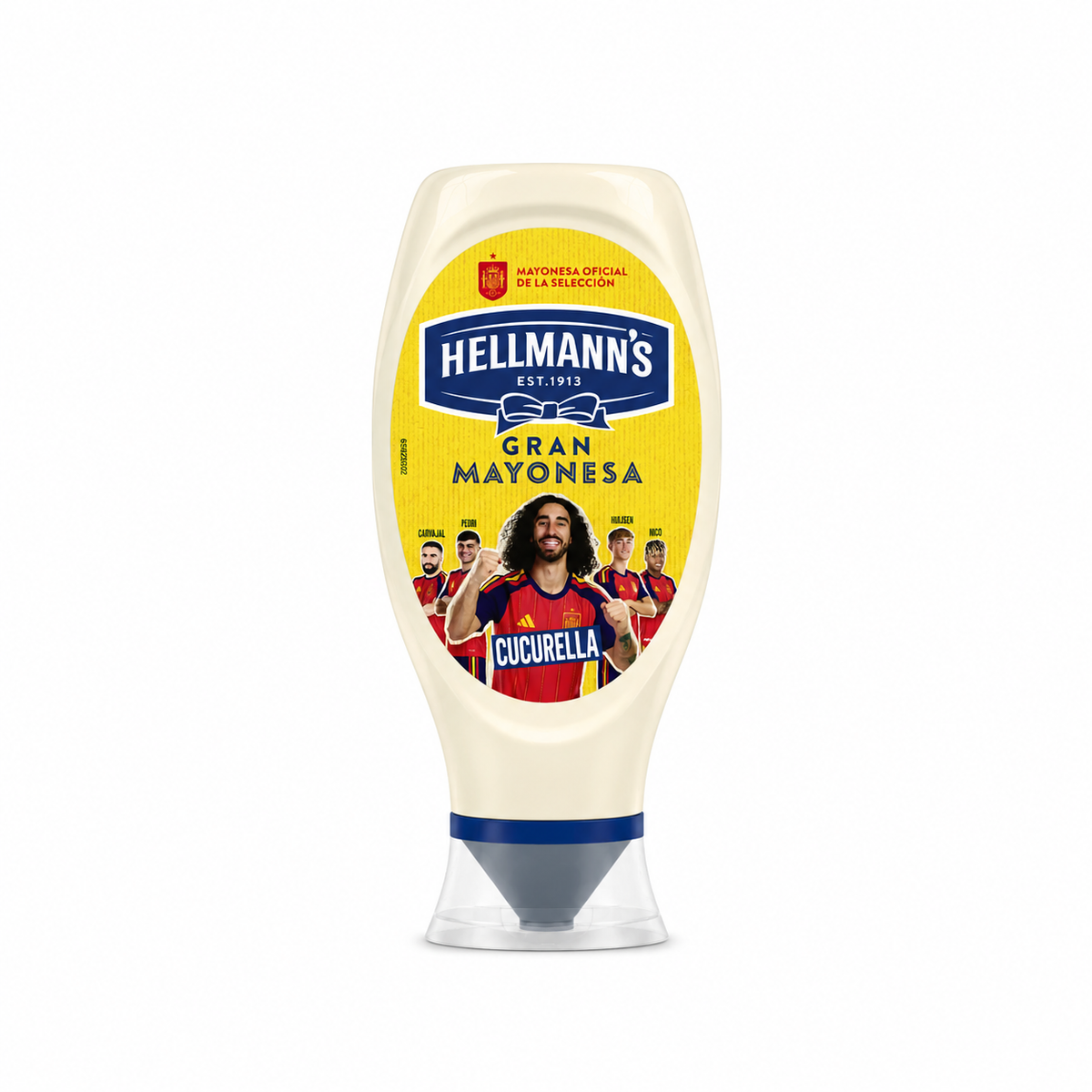 Hellmanns Mayonesa Bocabajo B/430 ml